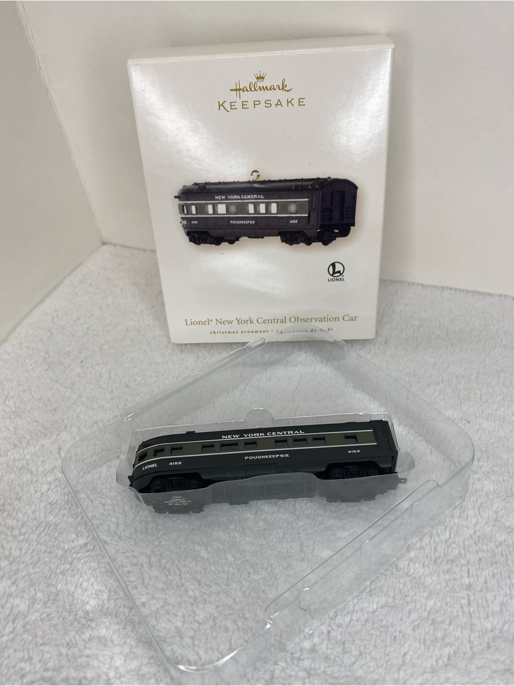 Hallmark Keepsake 2008 Lionel New York Central Observation Car Ornament Holiday